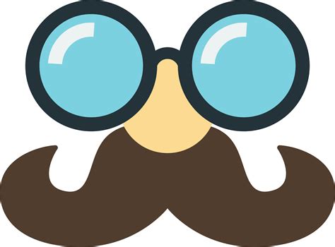 cartoon with mustache and glasses|cartoon mustache transparent background.